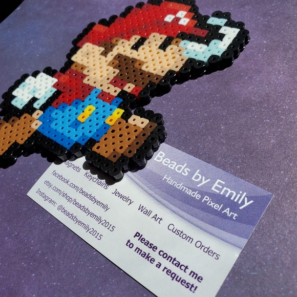 Paper Mario Magnets - Handmade Nerdy Home Decor - Picture 6 of 7